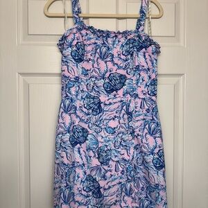 Lilly Pulitzer Pink and Blue Floral Mini Dress